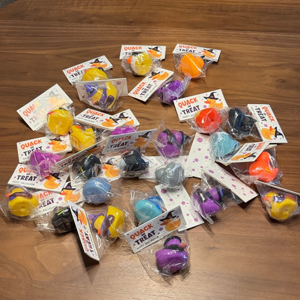 Colorful Halloween Rubber Ducks